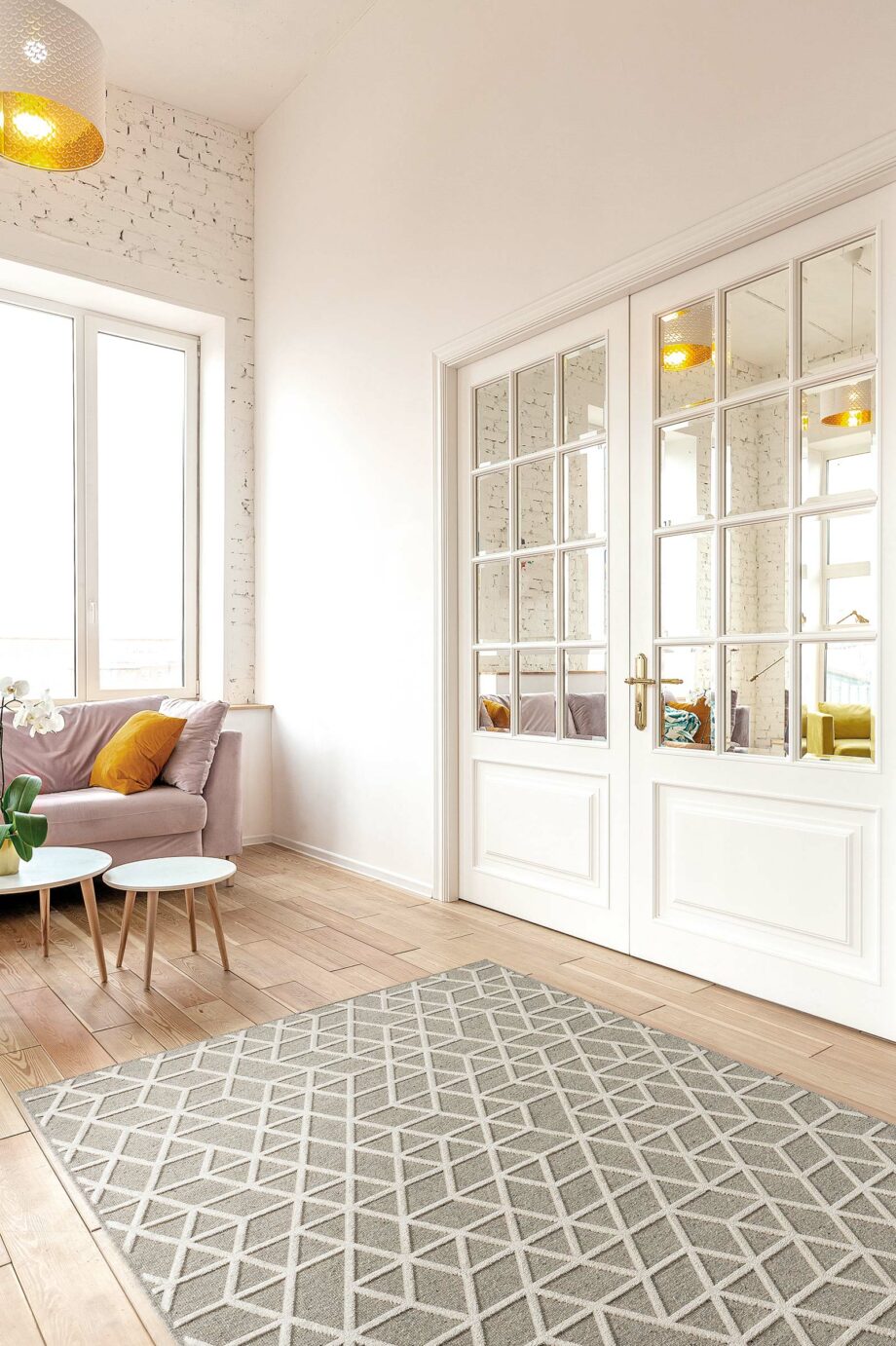 Acsento Chiara 826 Beige Grey 160x230 cm interior