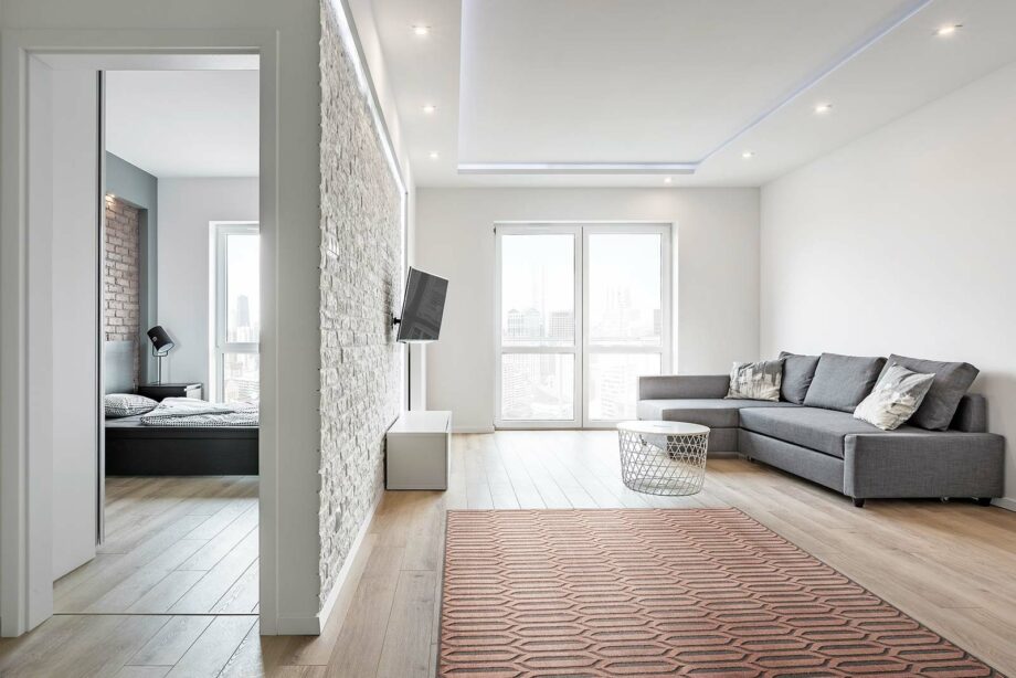 Acsento Chiara 949 Grey Red 160x230 cm interior