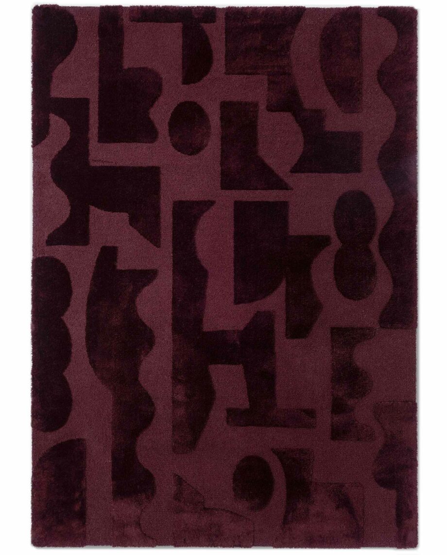 Brink Campman Mural Burgundy 121100 1