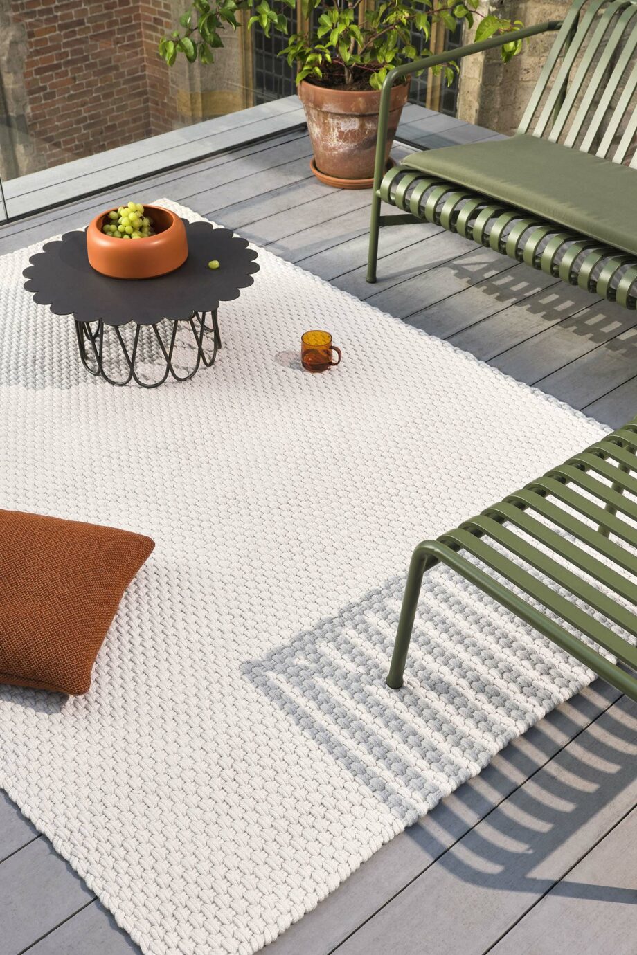 Brink Campman Outdoor Lace White Sand 497009 interior 1