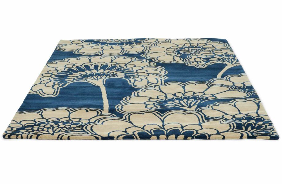 Florence Broadhurst Japanese Floral Midnight 039708 D