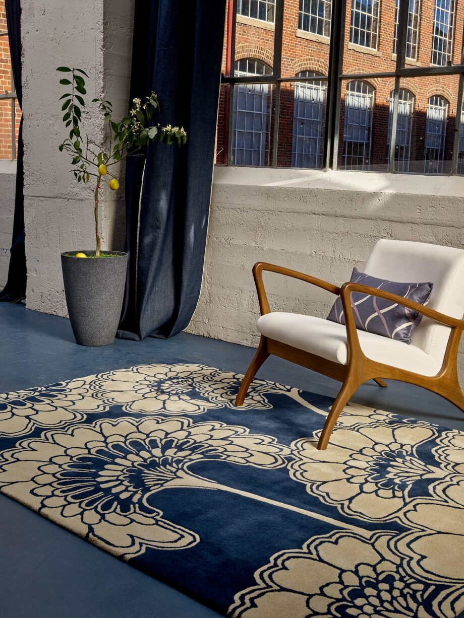 Florence Broadhurst Japanese Floral Midnight 039708 interior 1