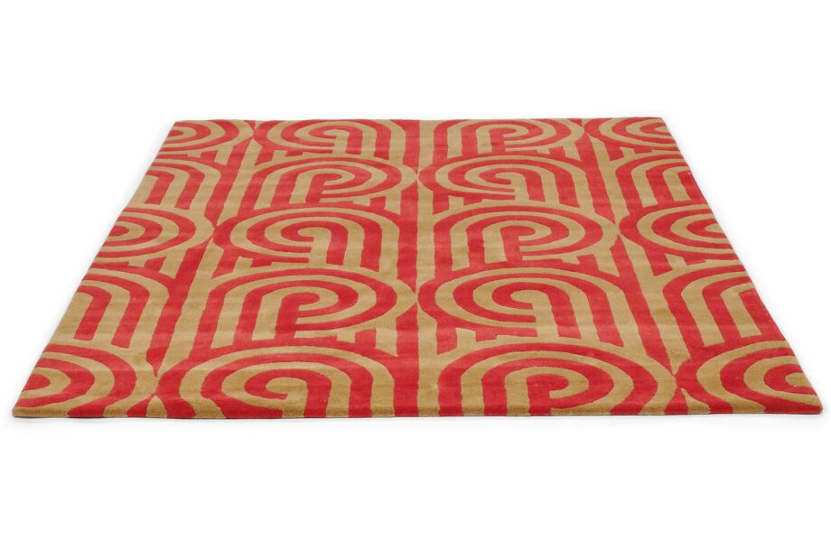 Florence Broadhurst Turnabouts Claret 039200 D