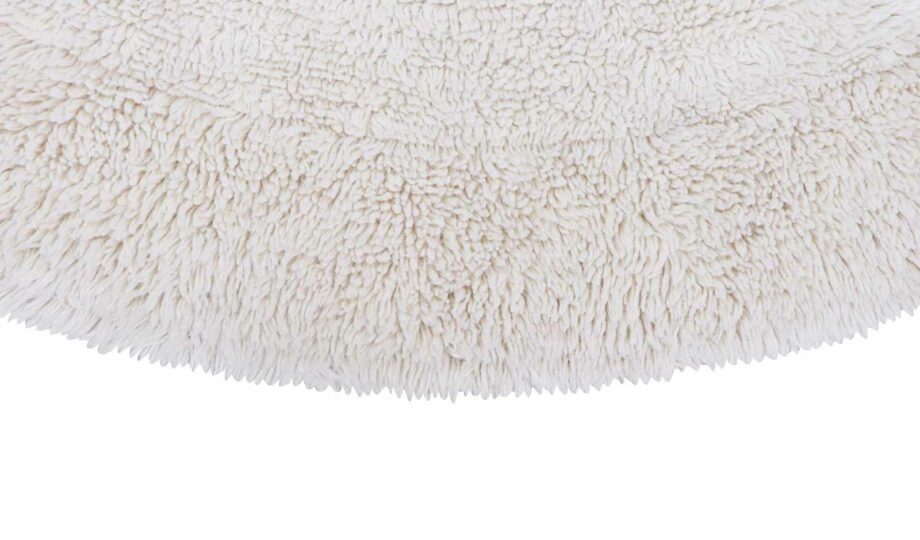 Lorena Canals Woolable carpet Arctic Circle Sheep White Round WO ARCTIC WH 2