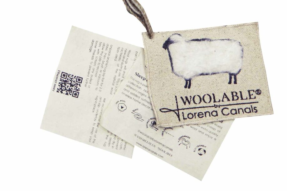 Lorena Canals Woolable carpet Arctic Circle Sheep White Round WO ARCTIC WH LB 1 1