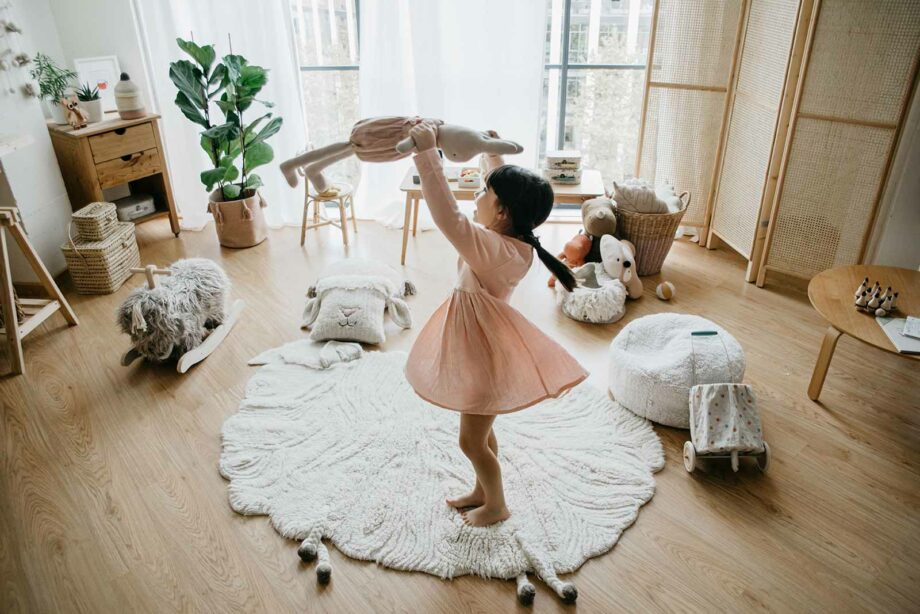 Lorena Canals Woolable carpet Pink Nose Sheep WO PINOSE 23