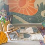 Lorena Canals Woolable carpet Sun Rays WO SUNRAY L SM mango manor 2