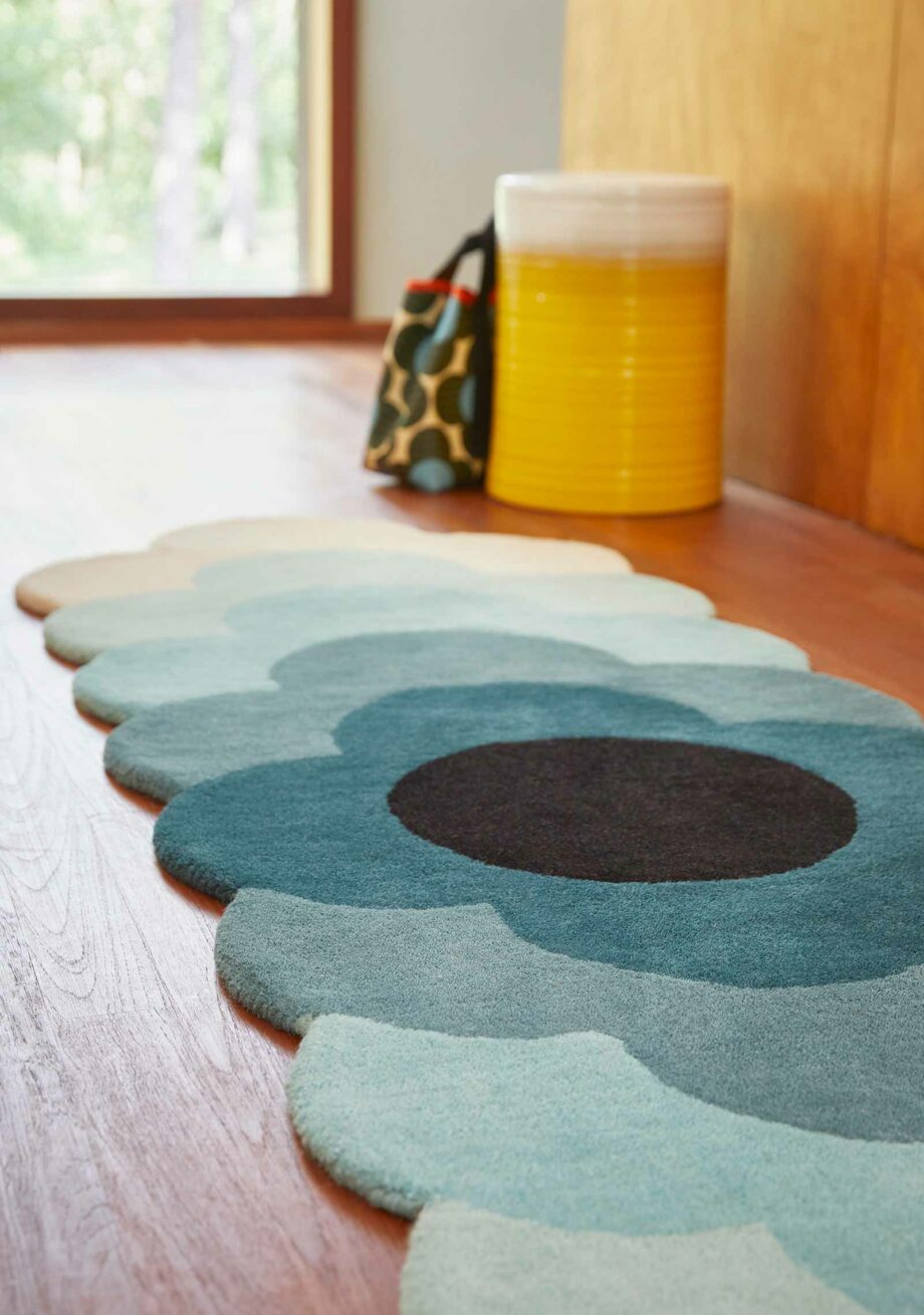 Orla Kiely Optical Flower Teal 061207 interior 2
