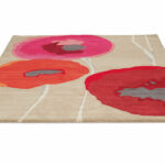 Sanderson Poppies Red Orange 45700 2
