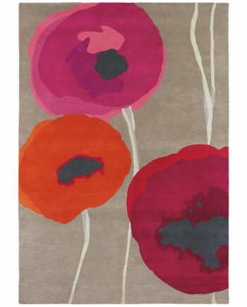 Sanderson Poppies Red Orange 45700