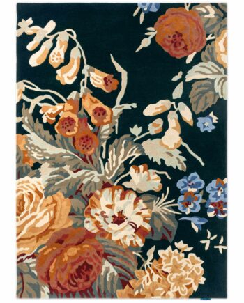 Sanderson Stapleton Park Navy Burnt Orange 45318 1