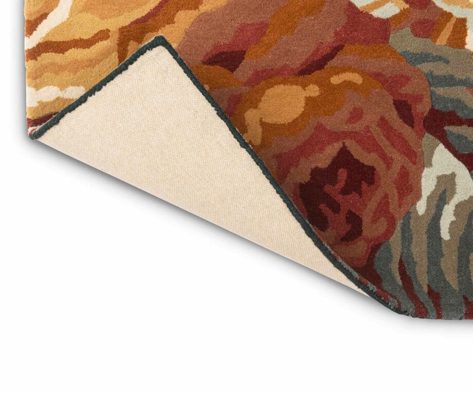Sanderson Stapleton Park Navy Burnt Orange 45318 F