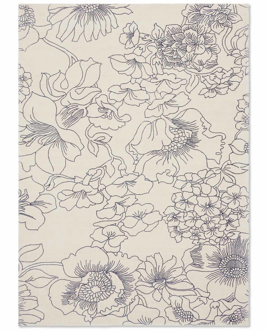 Ted Baker Linear Floral Blue 162508 1