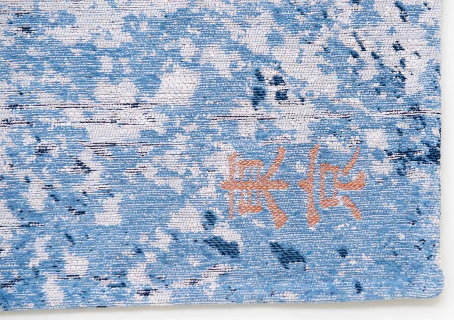 Louis De Poortere tapijt Cities Tokyo 9314 Conductive Blue corner
