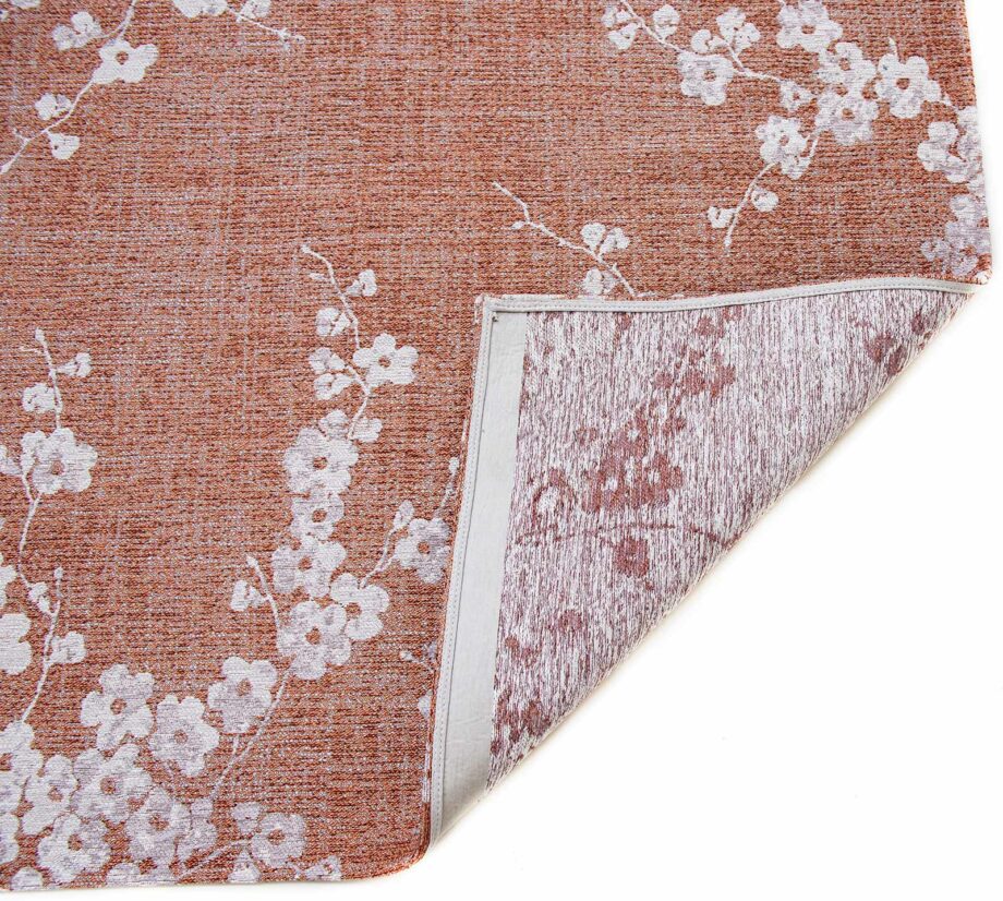 Louis De Poortere tapijt Sakura 9371 Copper Pink back