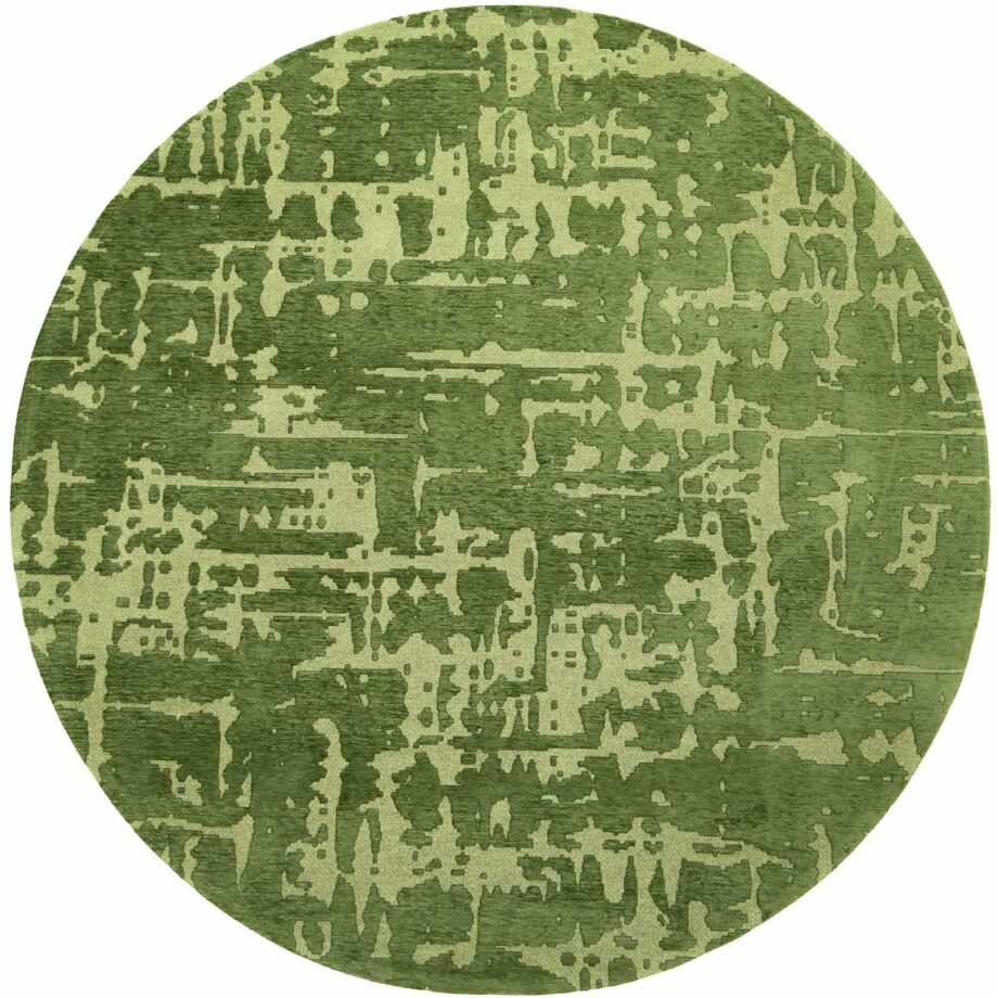 Louis De Poortere Teppich, Structures Perrier's Green 9202, Baobab design