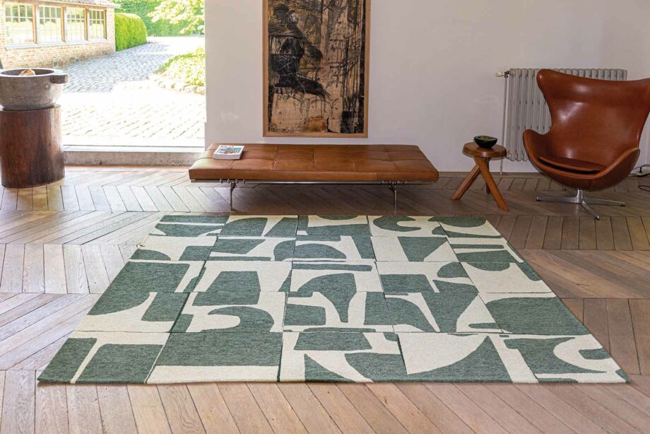 Louis De Poortere rug Craft Papercut 9361 Sea Spray interior 1