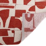 Louis De Poortere rug Craft Papercut 9364 Rust back