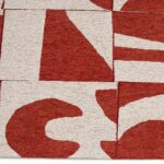 Louis De Poortere rug Craft Papercut 9364 Rust corner