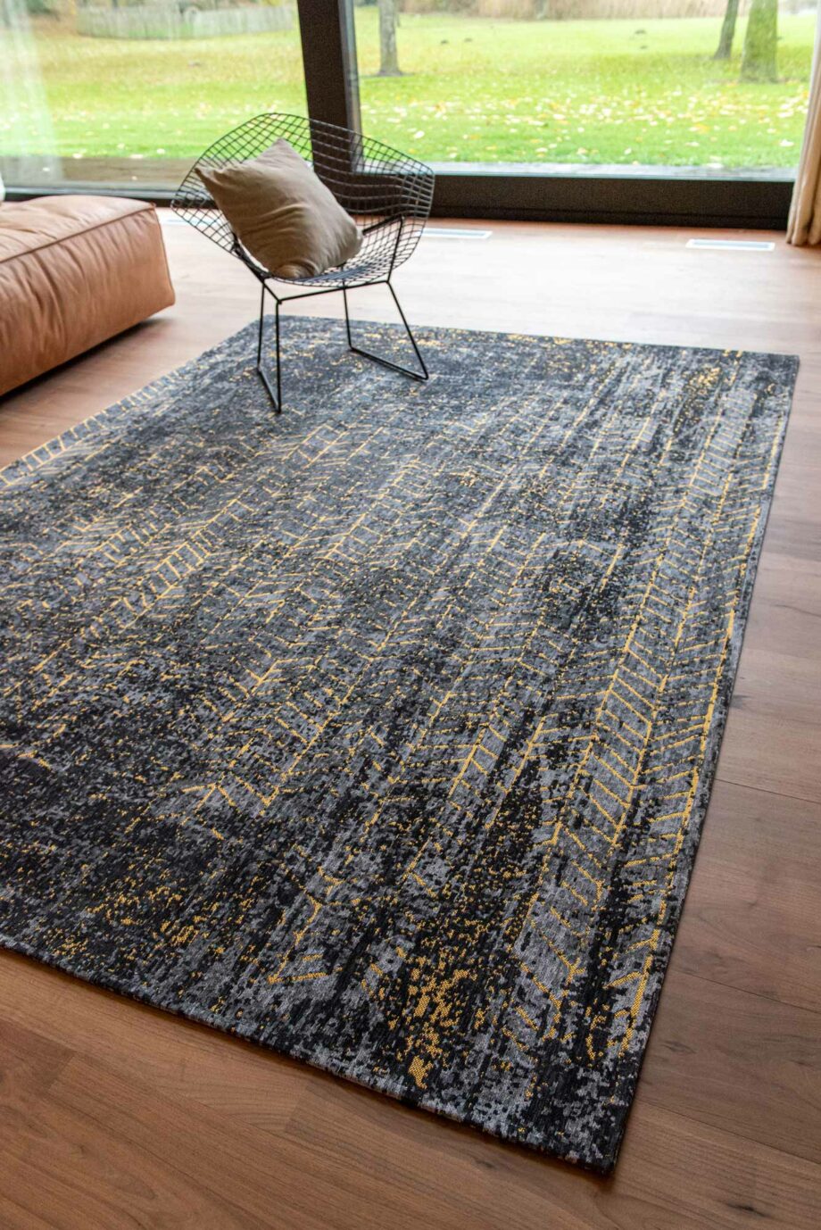 Louis De Poortere Rug, Mad Men Broadway Glitter 8422, Jacob's Ladder design