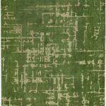 Louis De Poortere rug LX 9202 Structures Baobab Perrier Green