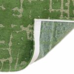 Louis De Poortere rug LX 9202 Structures Baobab Perrier Green back