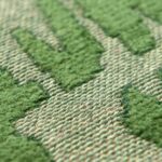 Louis De Poortere rug LX 9202 Structures Baobab Perrier Green zoom 2