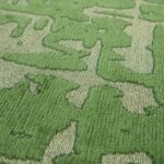 Louis De Poortere rug LX 9202 Structures Baobab Perrier Green zoom 3