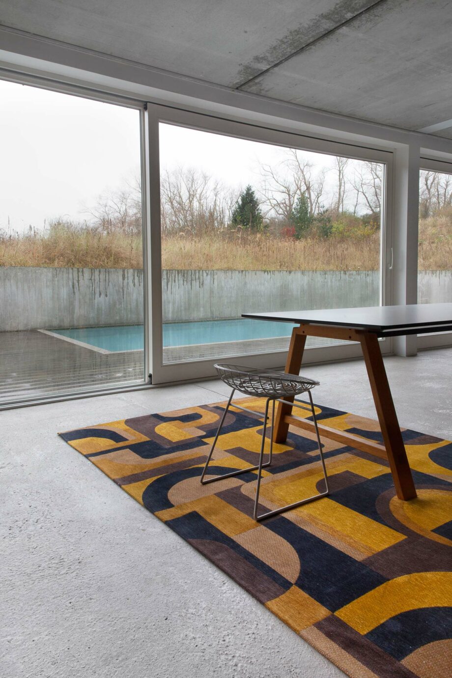 Louis De Poortere rug LX 9210 Nuance Module Yellow Meyer interior 2