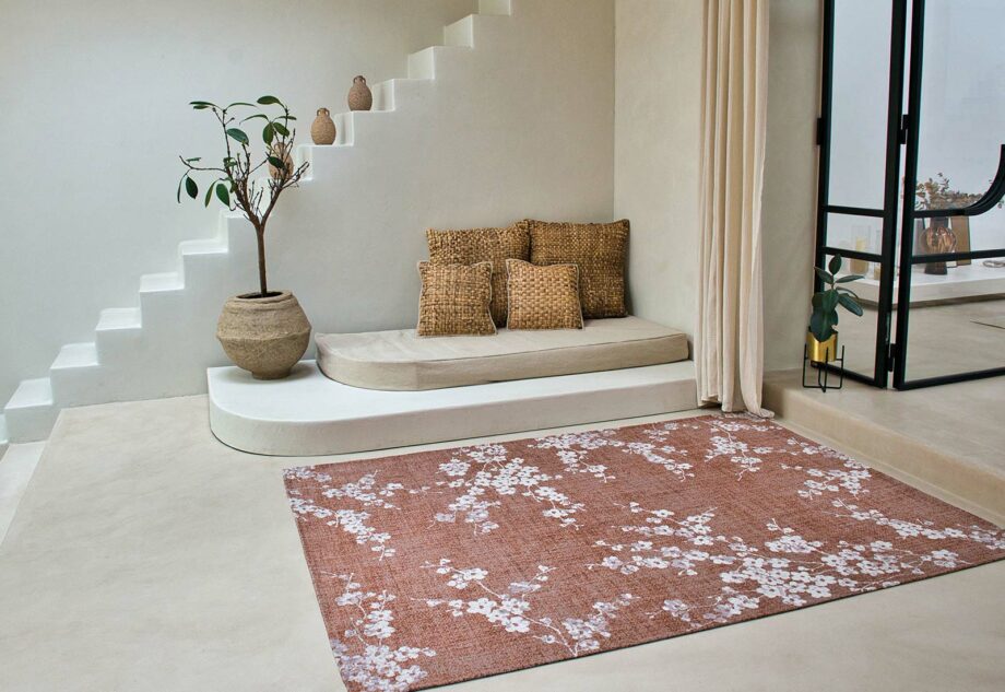 Louis De Poortere rug Sakura 9371 Copper Pink interior 2