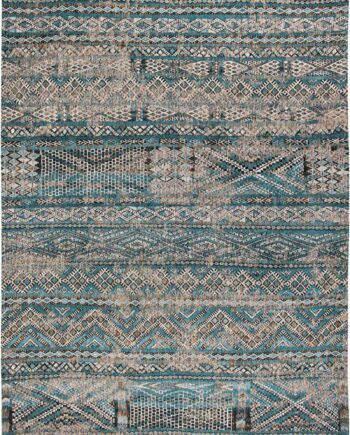 Louis De Poortere tapijt LX 9110 Antiquarian Kilim Zemmuri Blue