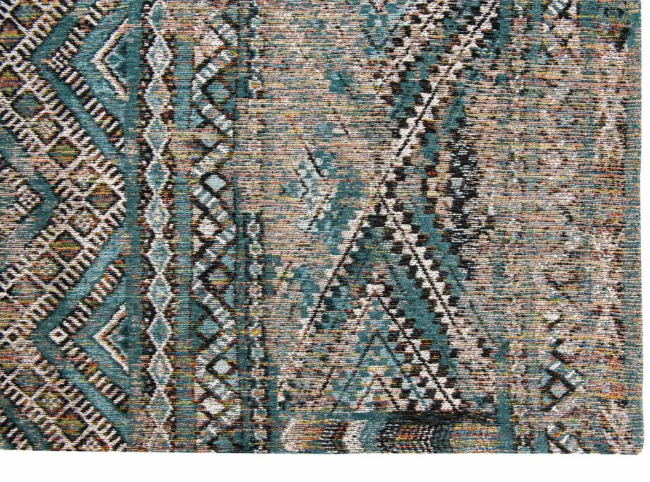 Louis De Poortere tapijt LX 9110 Antiquarian Kilim Zemmuri Blue corner
