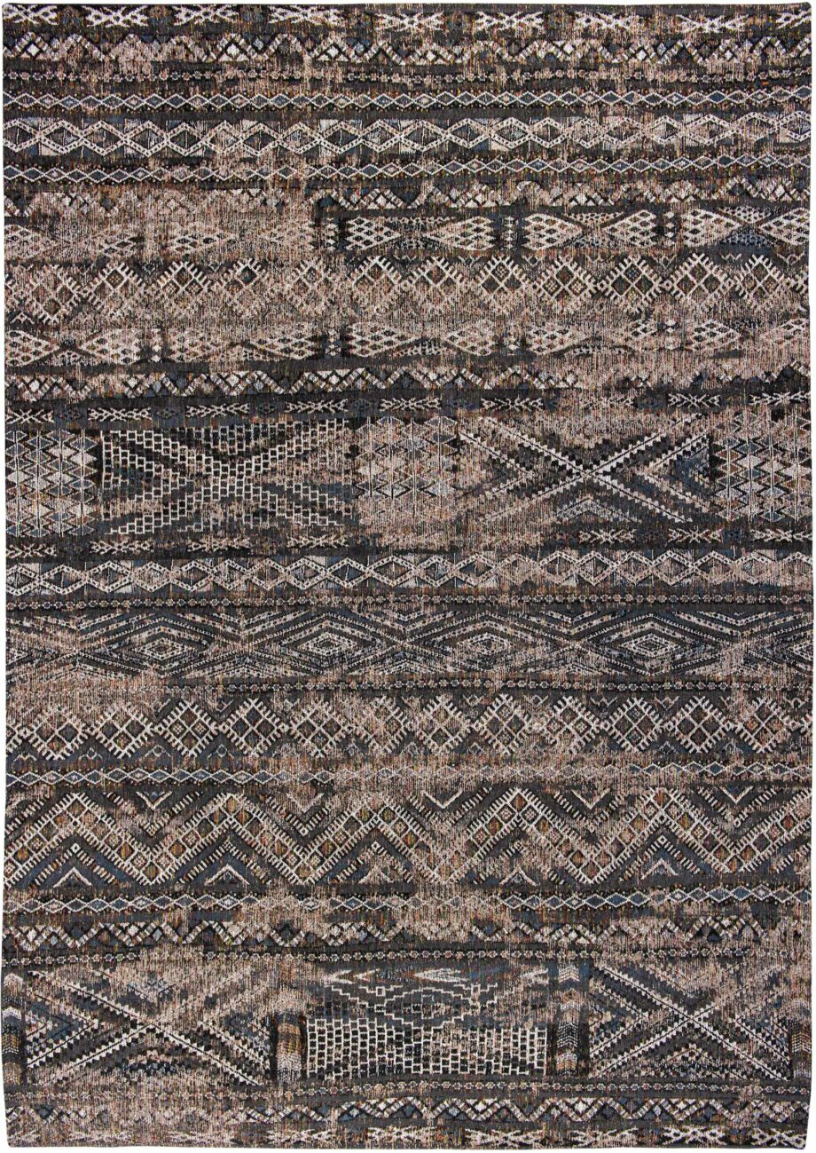 Louis De Poortere tapijt LX 9113 Antiquarian Kilim Black Rabat