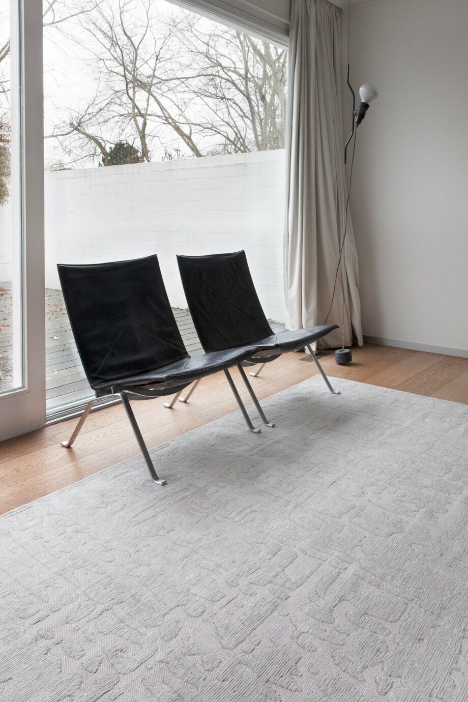 Louis De Poortere tapijt, Structures Tsingy Oyster 9198, Baobab design