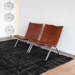 Louis De Poortere tapijt, Structures Black Water 9200, Baobab design