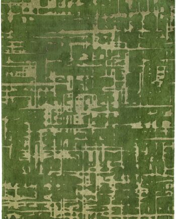 Louis De Poortere tapijt, Structures Perrier's Green 9202, Baobab design