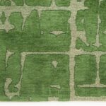 Louis De Poortere tapijt, Structures Perrier's Green 9202, Baobab design