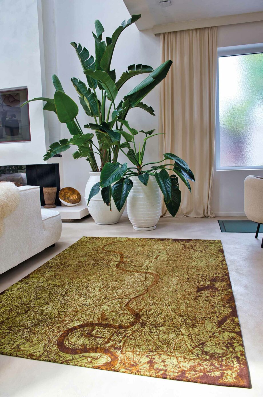 Louis De Poortere tapis Cities London 9320 Green Meadows interior 1