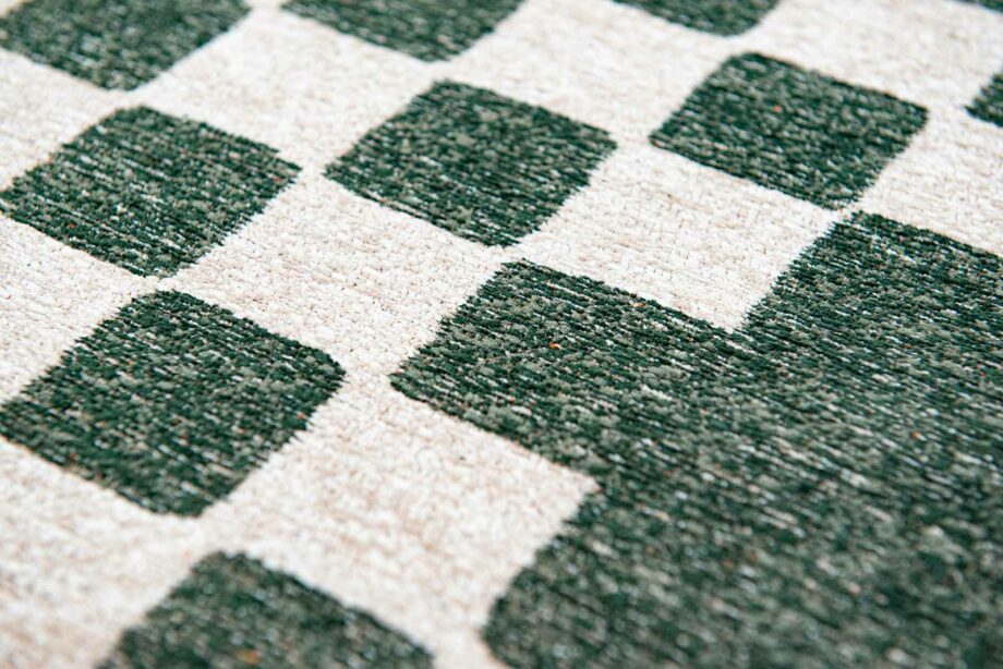 Louis De Poortere tapis Craft Chess 9339 Deep Green zoom 1