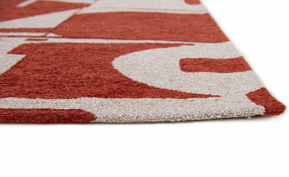 Louis De Poortere tapis Craft Papercut 9364 Rust side