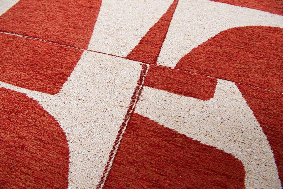 Louis De Poortere tapis Craft Papercut 9364 Rust zoom 3