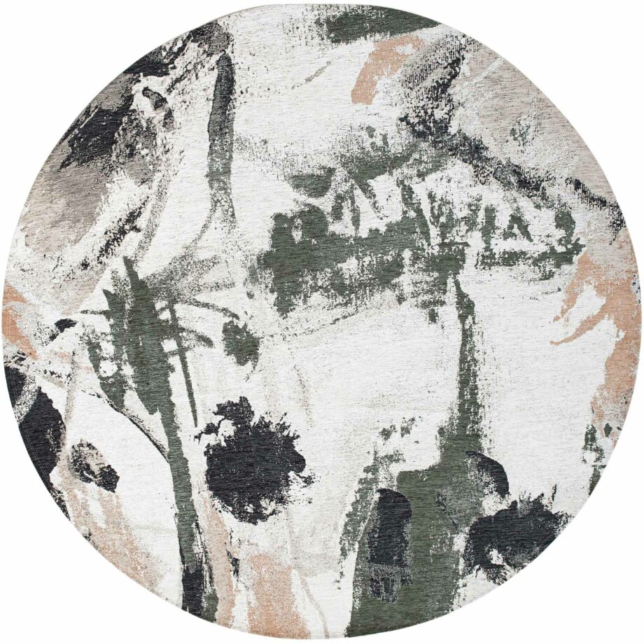 Louis De Poortere tapis Gallery Fresque 9393 Indian Rice round