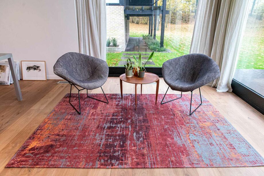 Louis De Poortere tapis LX 9125 Atlantic Streaks Nassau Red interior 4