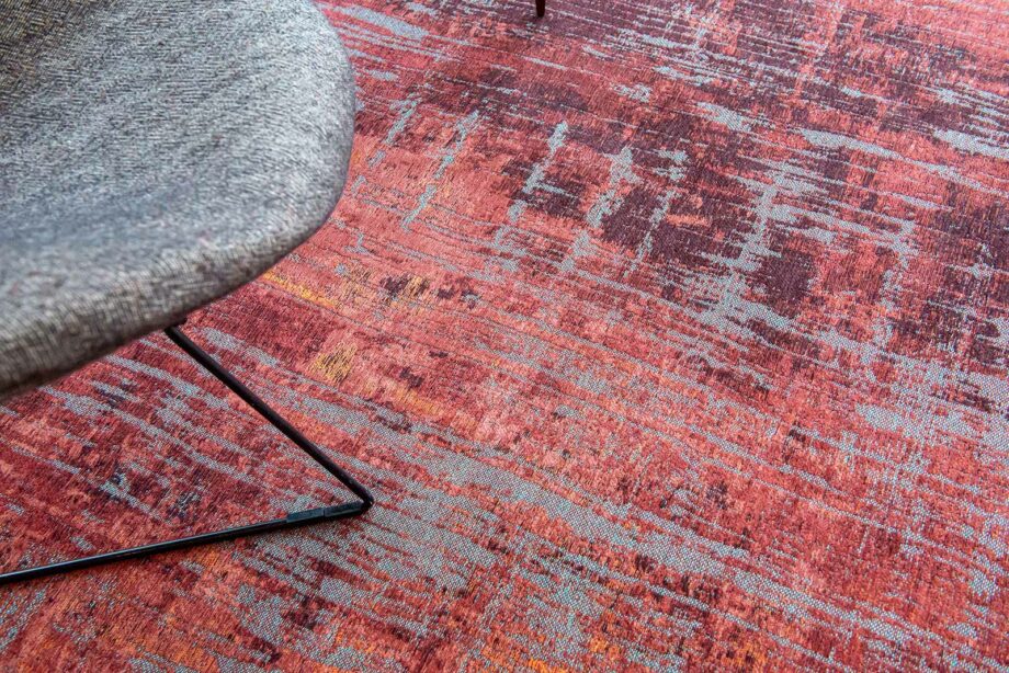 Louis De Poortere tapis LX 9125 Atlantic Streaks Nassau Red interior 5