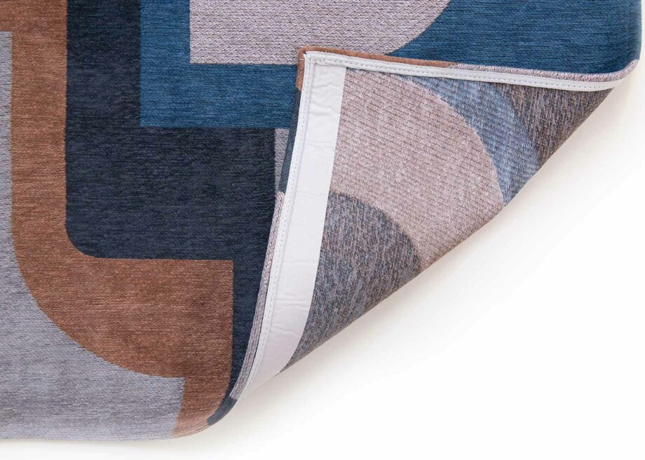 Louis De Poortere tapis LX 9196 Nuance Module Camel Blue back