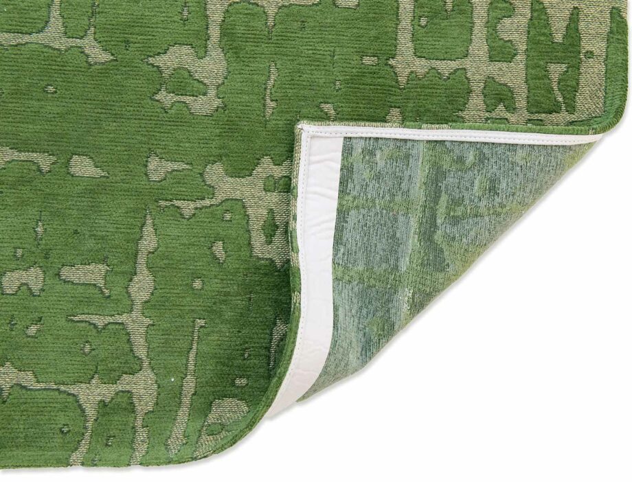 Louis De Poortere tapis LX 9202 Structures Baobab Perrier Green back