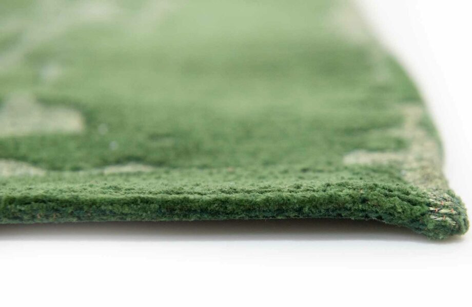 Louis De Poortere tapis LX 9202 Structures Baobab Perrier Green side