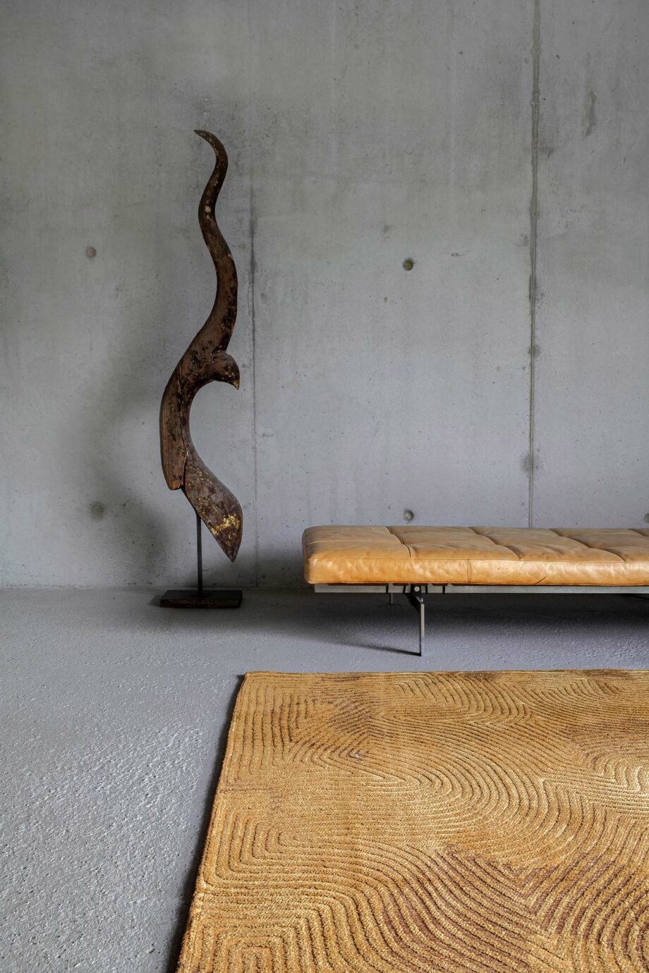 Louis De Poortere tapis LX 9226 Meditation Coral Jelly Gold interior 3