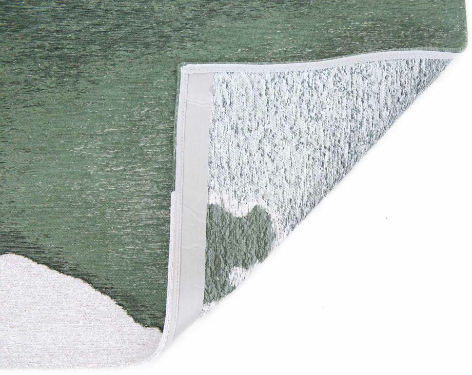 Louis De Poortere tapis Meditation Lagoon 9331 Palm Green back