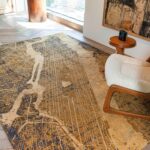 Louis De Poortere Teppich, Cities Gatsby Gold 9315, New York design
